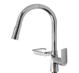 Torneira Extensível – Monocomando – Latão Cromado QSC-F6013